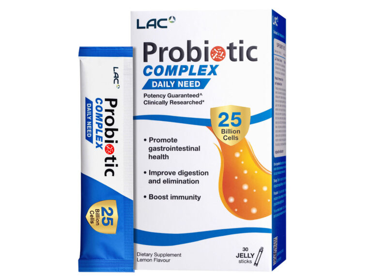 LAC Probiotic Complex 25 Billion CFUs 30 jelly sticks (SG)_Box Right+ Sachet_1638x1227